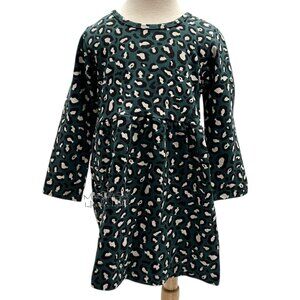 Carlijnq NWT Organic Leopard Print Dress Size 1-2 Year Kids
